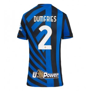 Inter Milan Denzel Dumfries #2 Hemmatröja Kvinnor 2024-25 Kortärmad